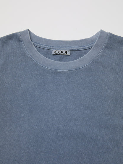 Pigment dyed cotton t-shirt