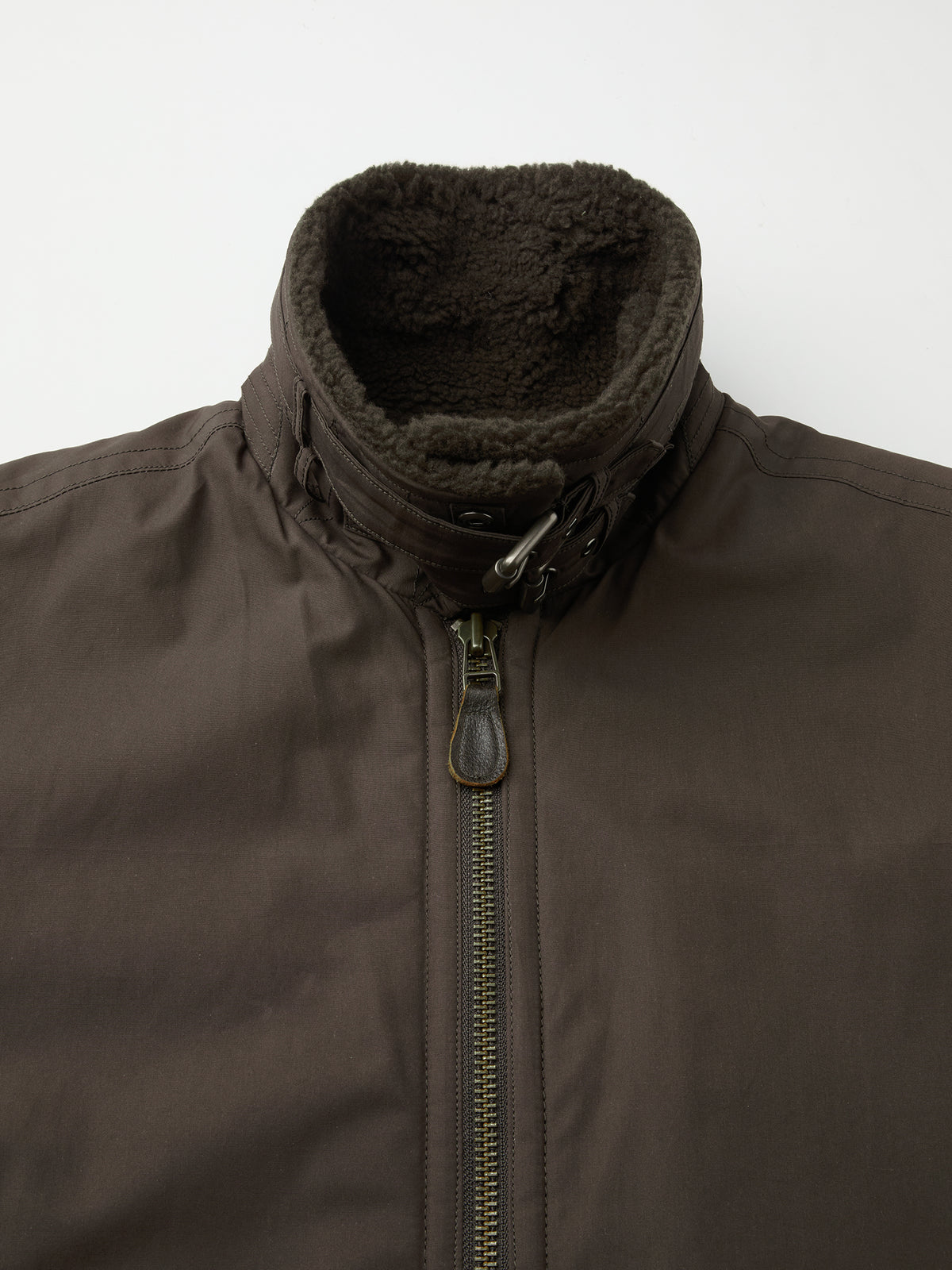 FUR LINED COTTON B-3 JACKET