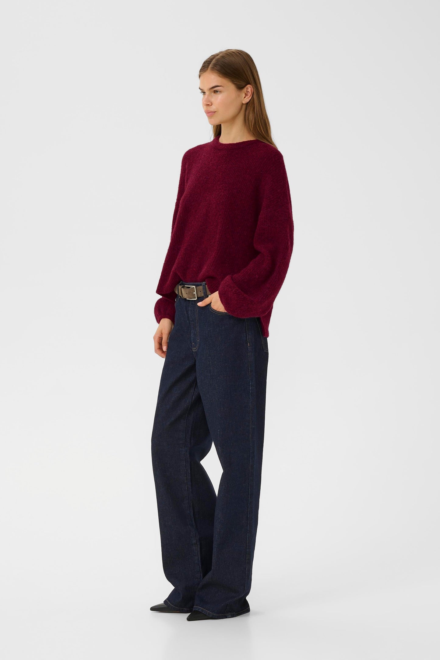 alpha slit pullover