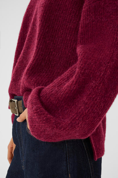 alpha slit pullover