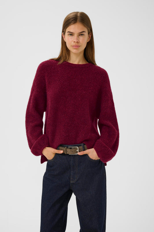 alpha slit pullover