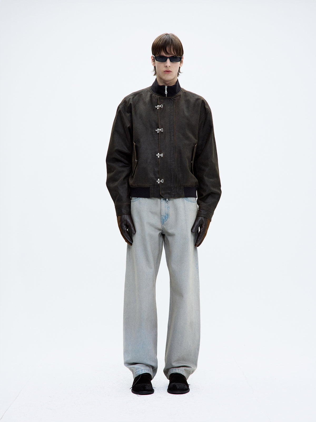 BACK SIDE BEIGE TINTED JEANS