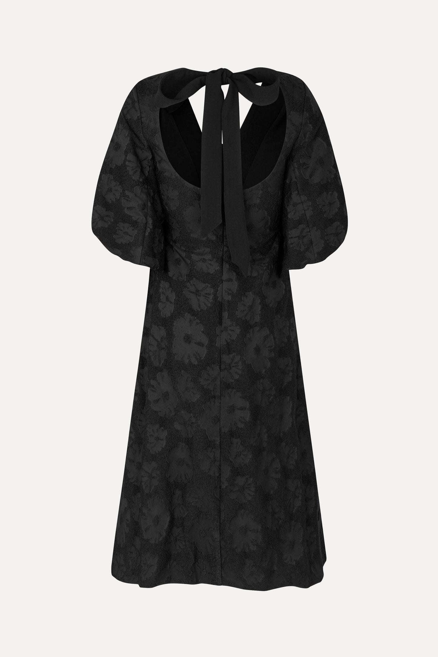 3/4 Volume Sleeves Midi Dress, 2307 Dry Fil Coupé