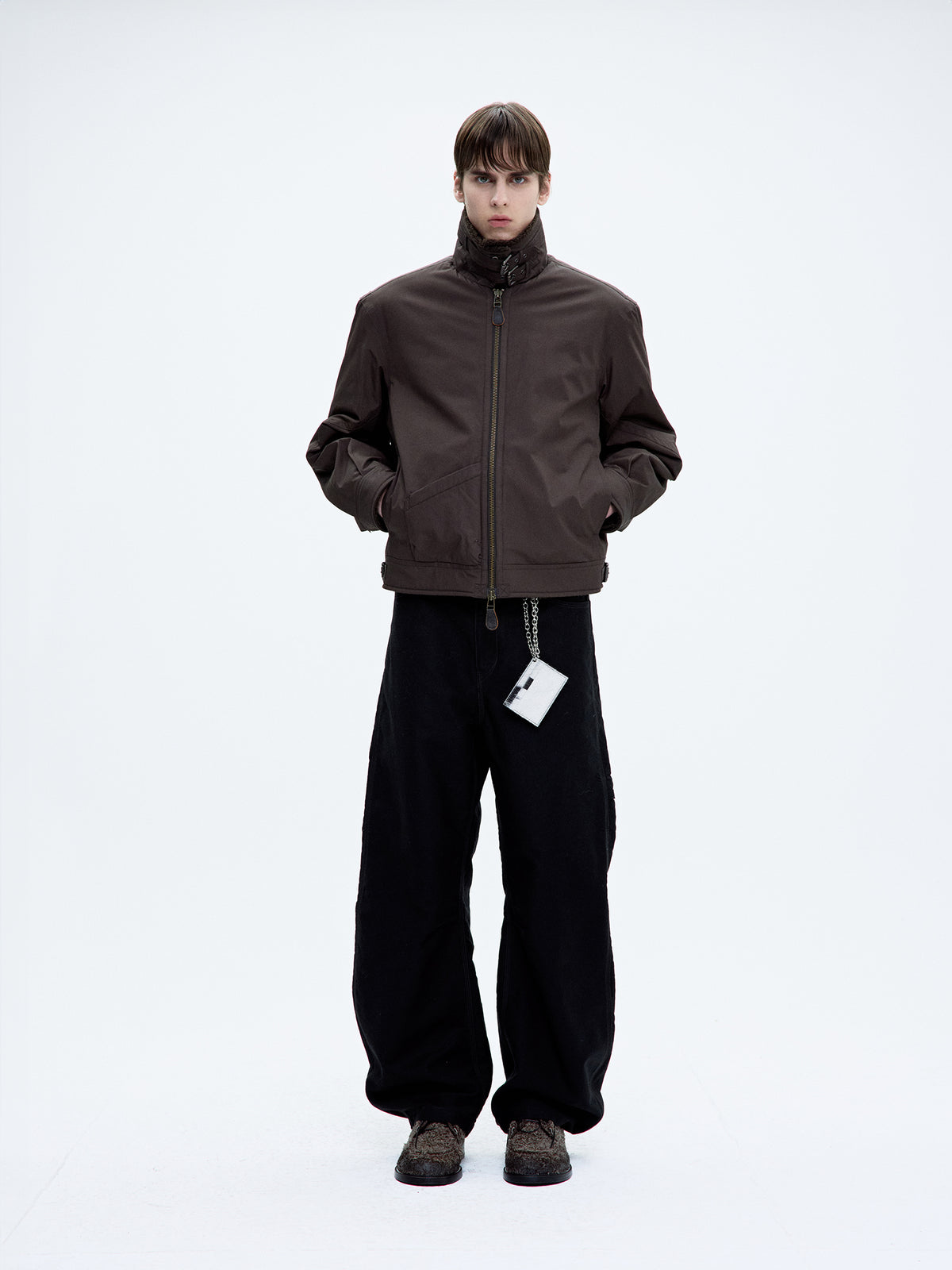 FUR LINED COTTON B-3 JACKET