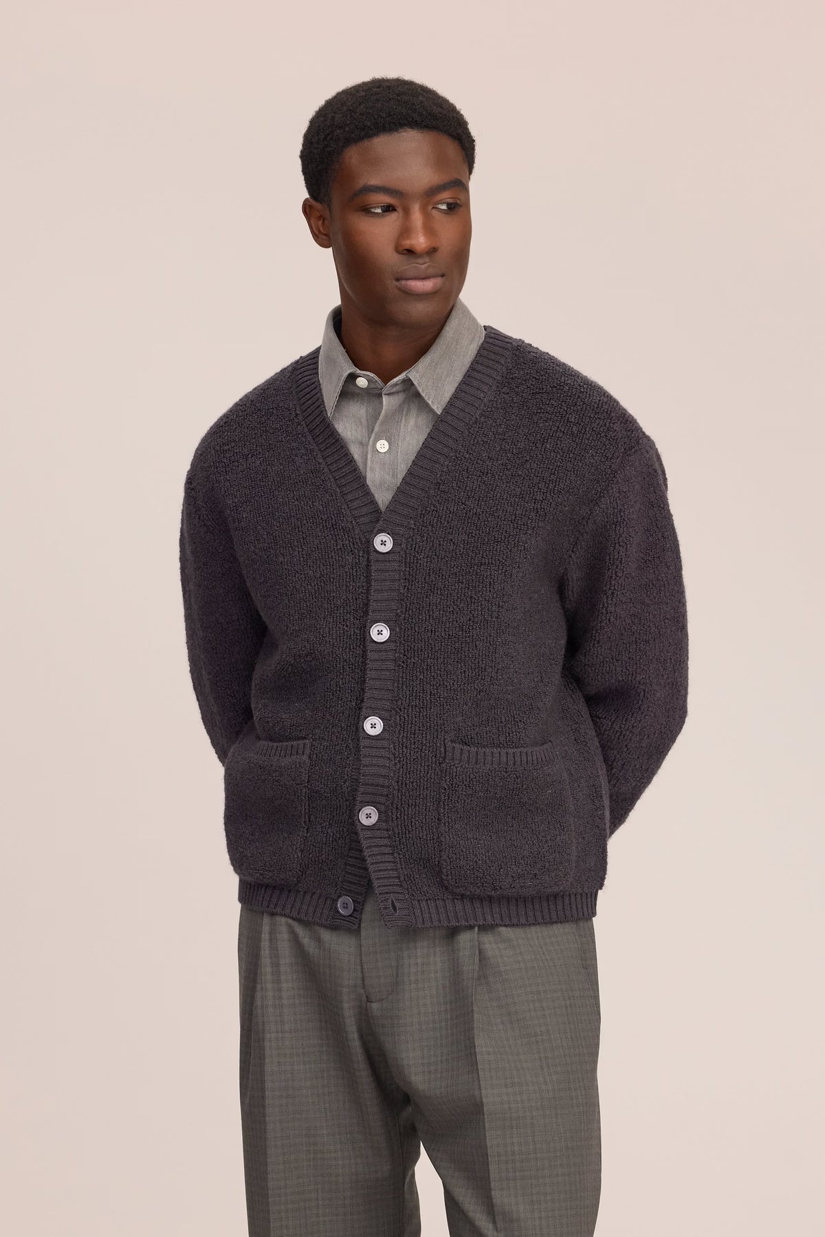 Fleece cardigan 60064