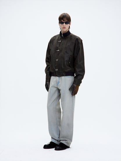 BACK SIDE BEIGE TINTED JEANS