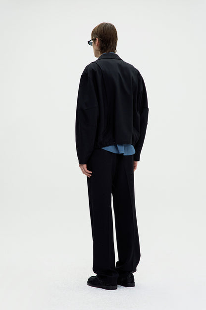 WOOL BLOUSON JUMPER