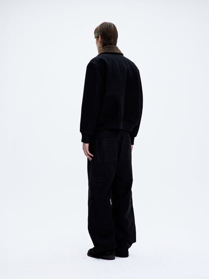 BROKEN WOOL G-1 BOMBER JACKET