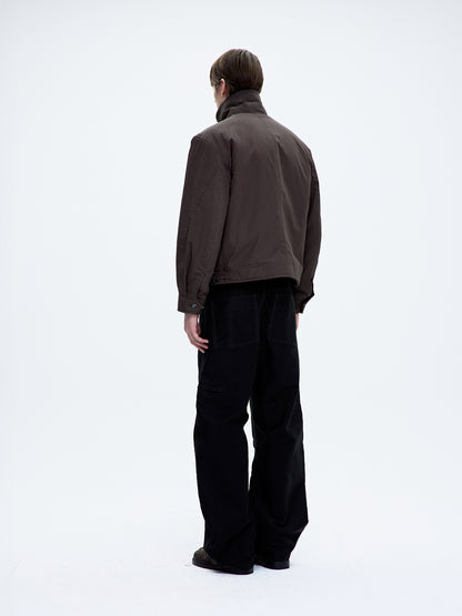 FUR LINED COTTON B-3 JACKET