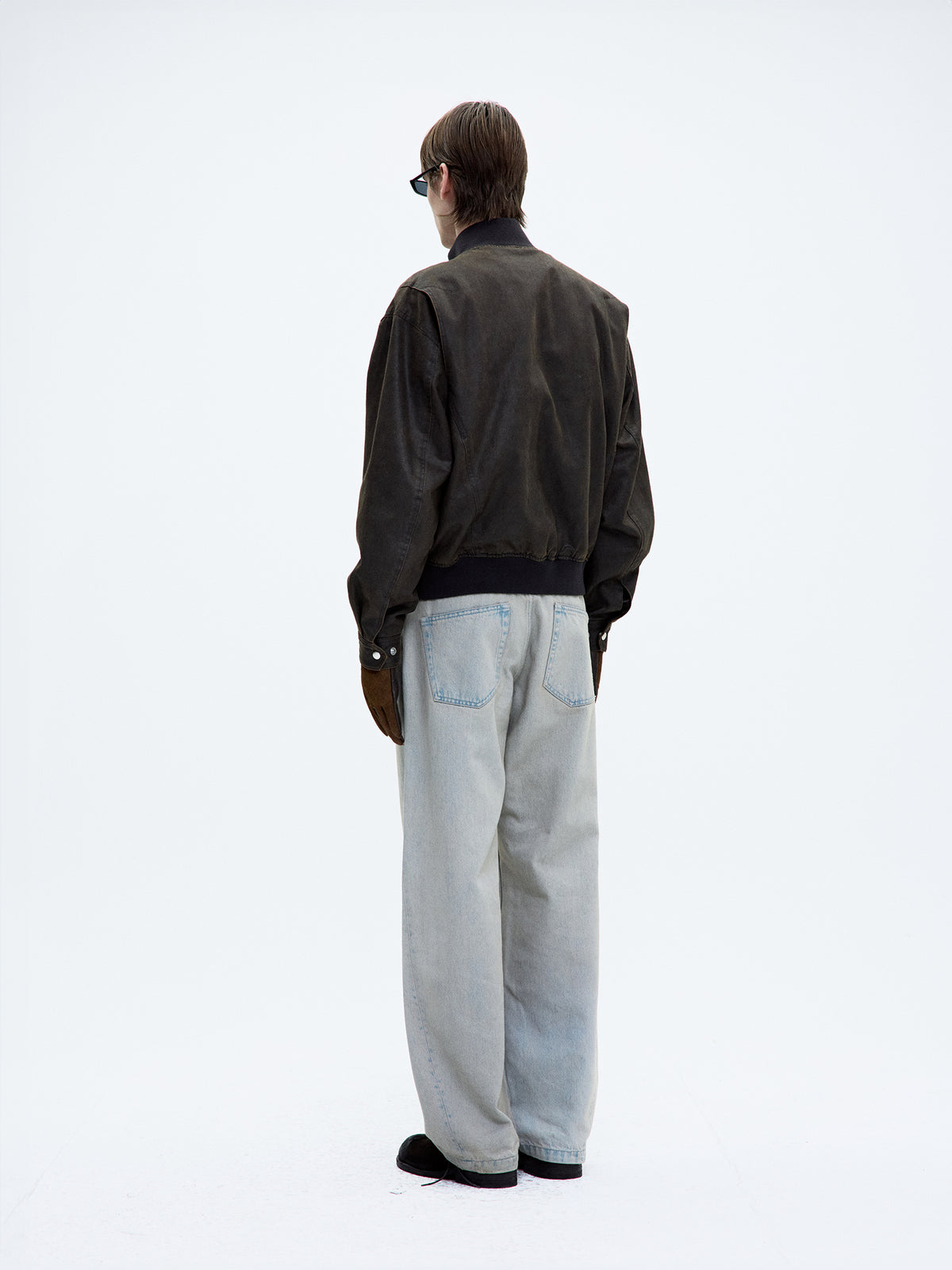 BACK SIDE BEIGE TINTED JEANS