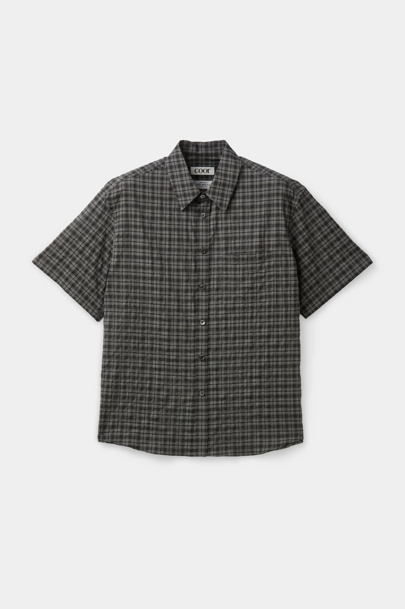 ALTERNATIVE CHECK HALF SHIRT