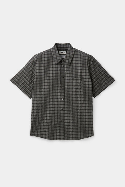 ALTERNATIVE CHECK HALF SHIRT