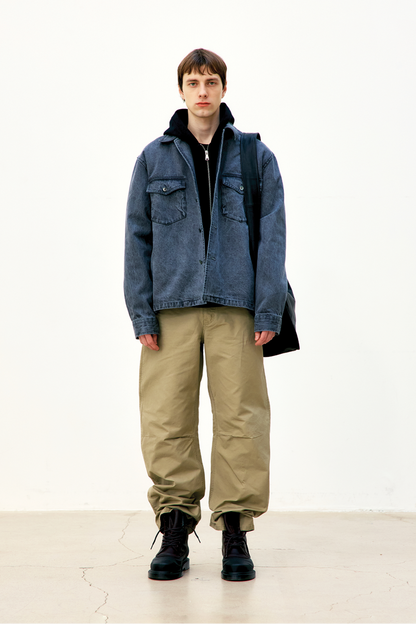 OVERSIZED DENIM SHIRT