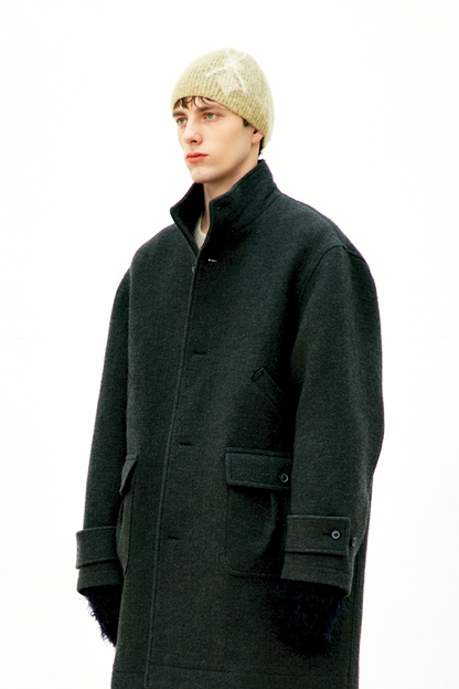 HAIRY MIXED ARGYLE BEANIE