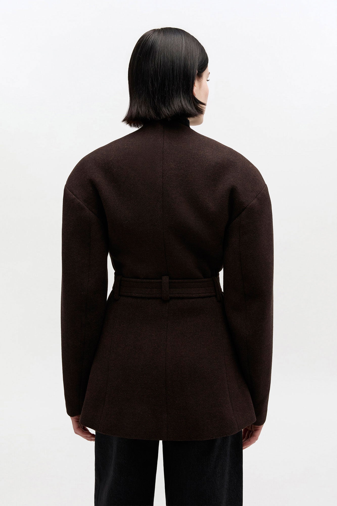 Peacoat Wool Fitted Jacket