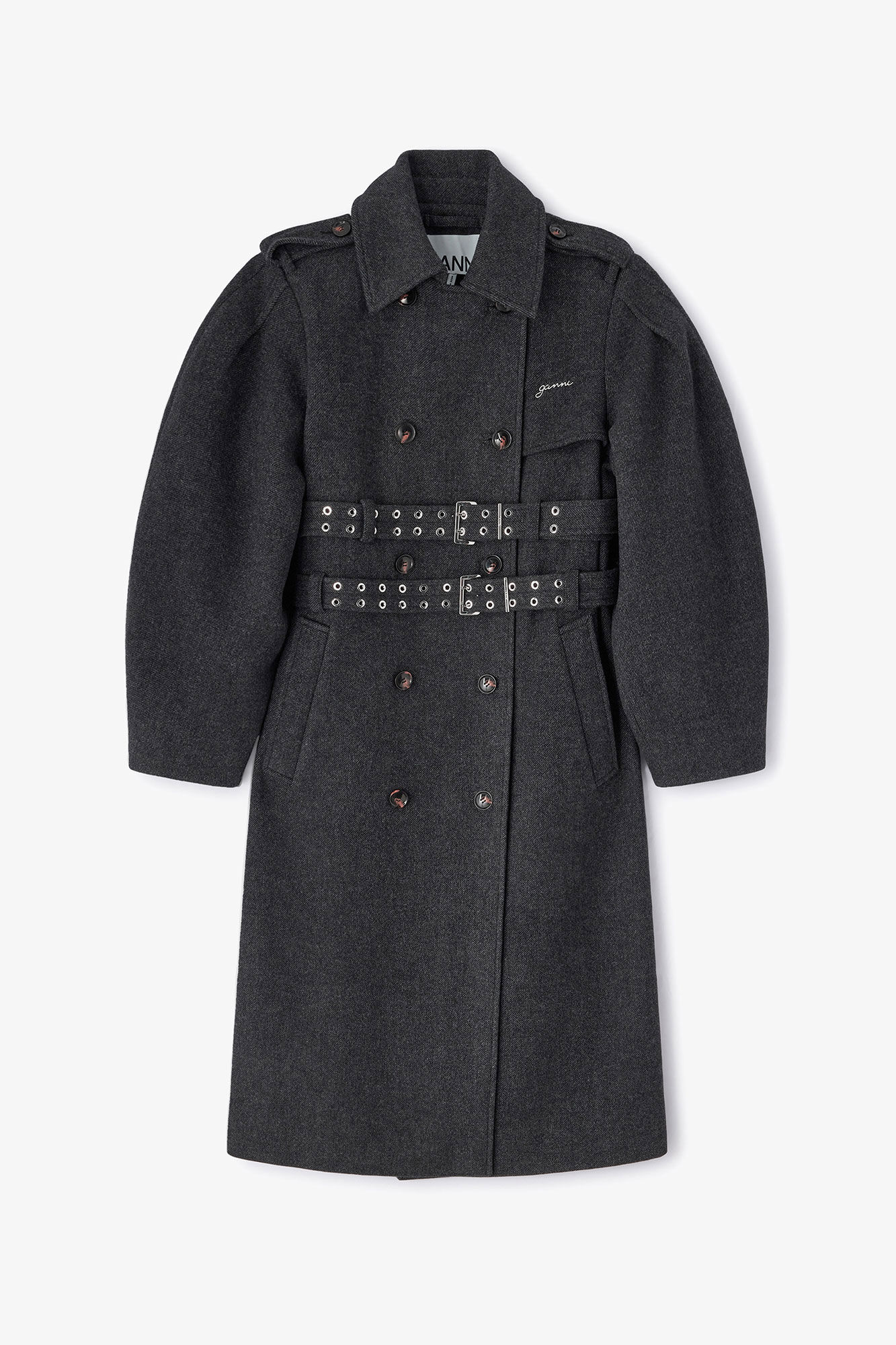 Peacoat Wool Trench