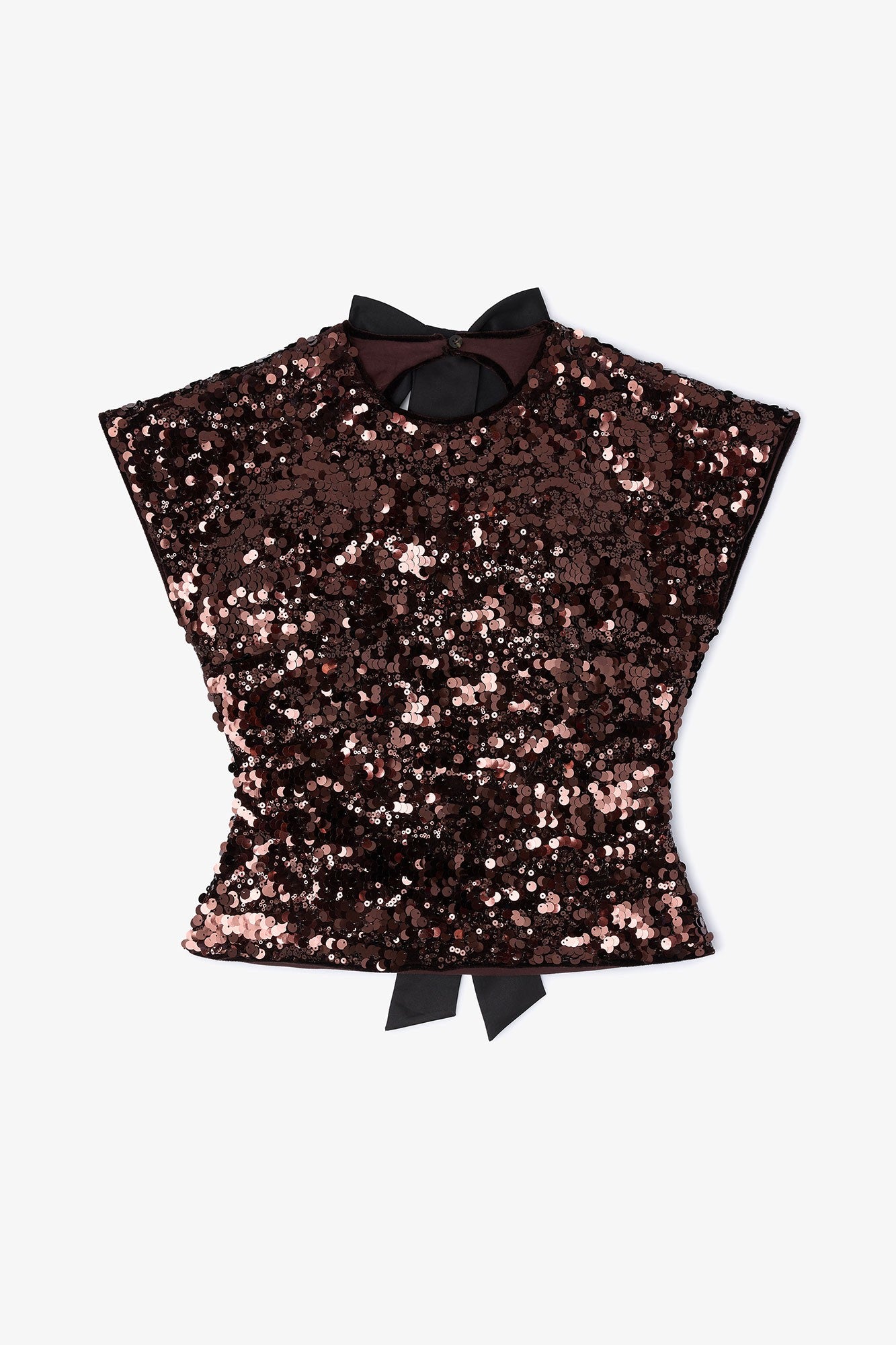 Velvet Sequins Top