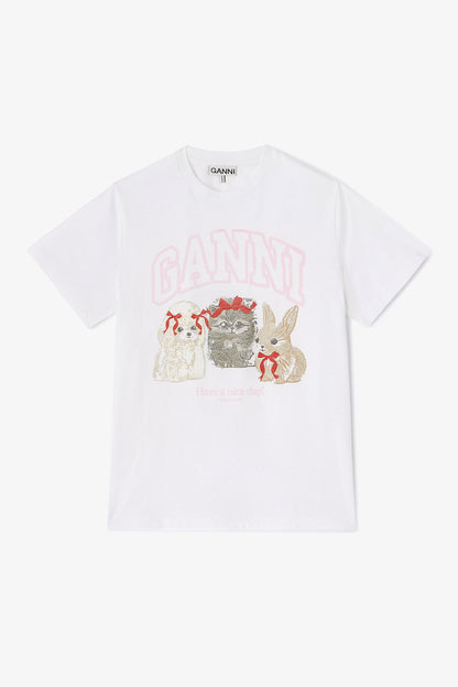 Basic Cotton Jersey Cute Animals