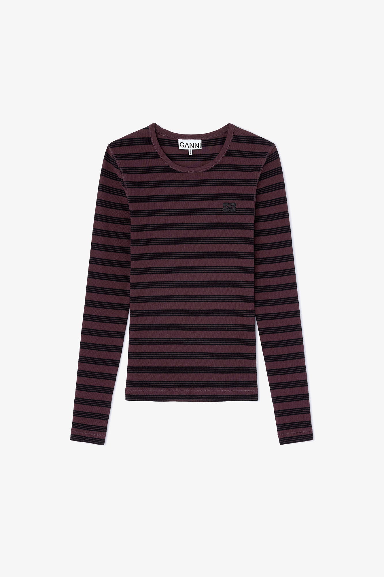 Soft Cotton Stripe Rib Longsleeve