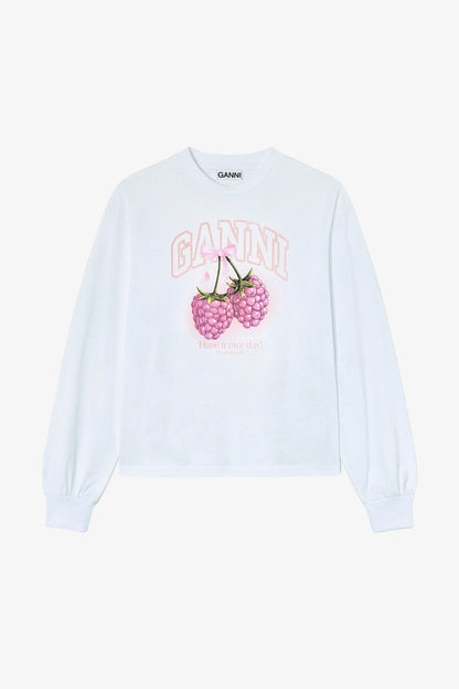 Basic cotton Jersey ls Raspberry