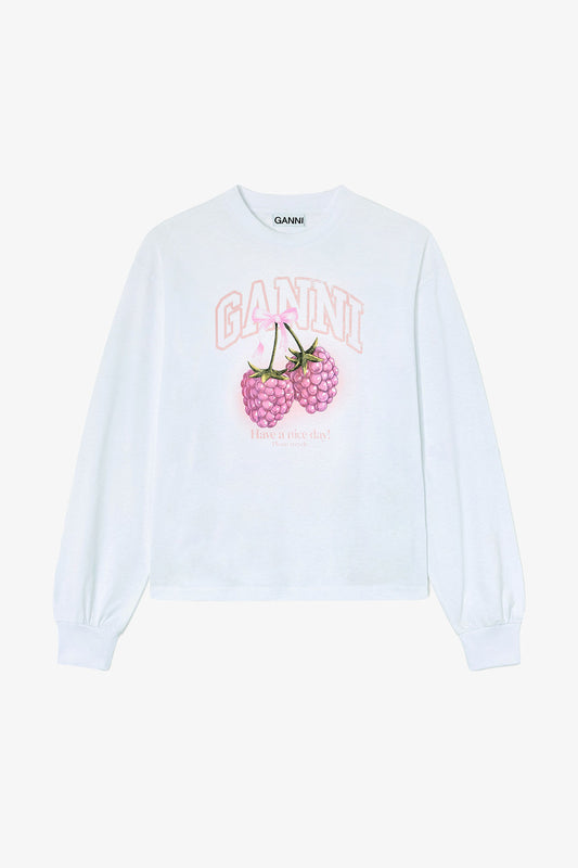 Basic cotton Jersey ls Raspberry