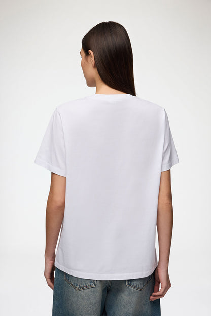 Basic Cotton Jersey Strawberry Print