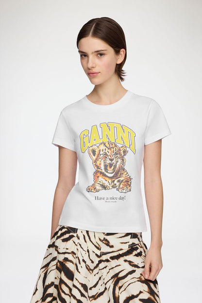Basic Cotton Jersey Baby Fit Tiger