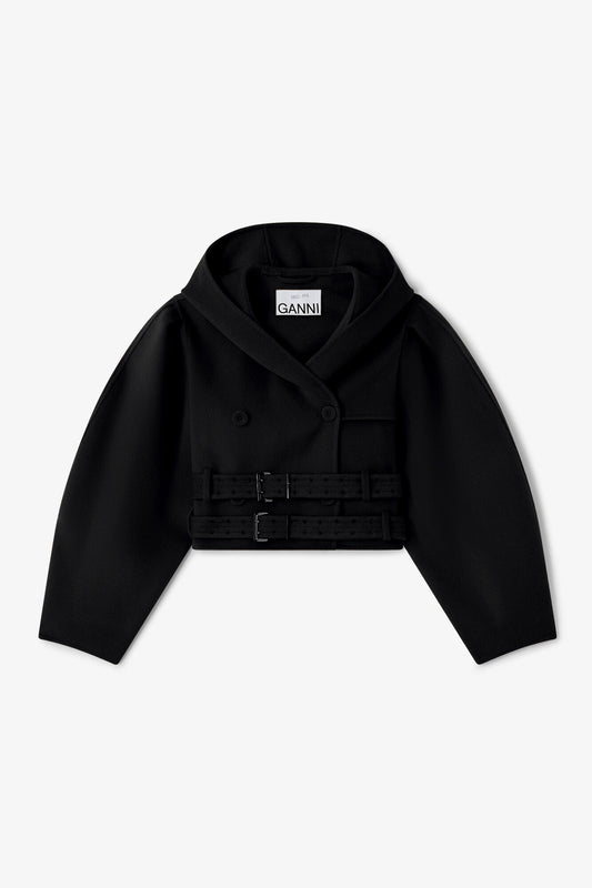 Splittable Wool Hooded Jacket