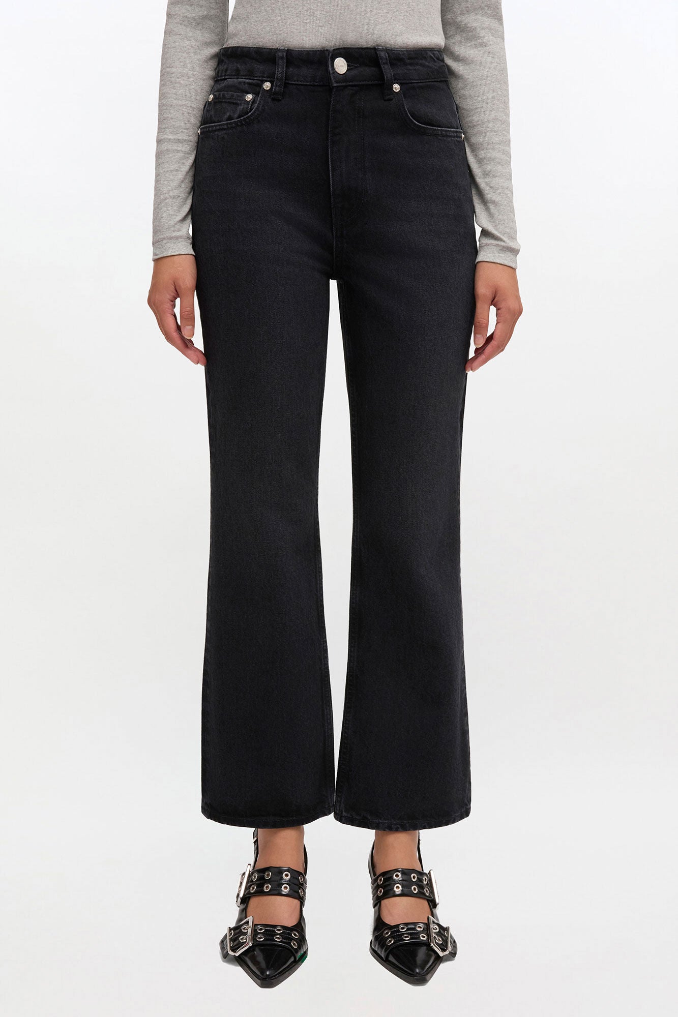 Essentials Rigid Denim Betzy Cropped