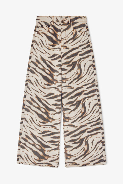 Print Denim Lari Jeans