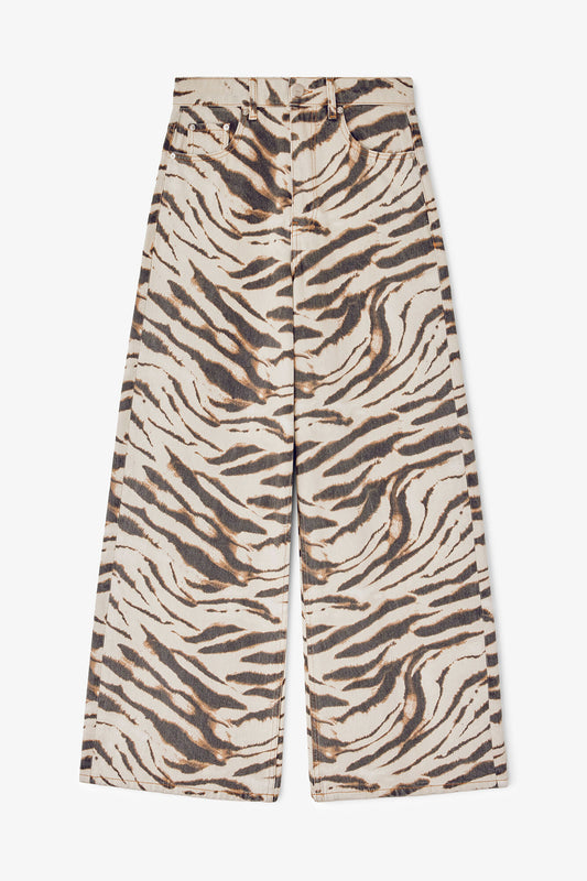 Print Denim Lari Jeans