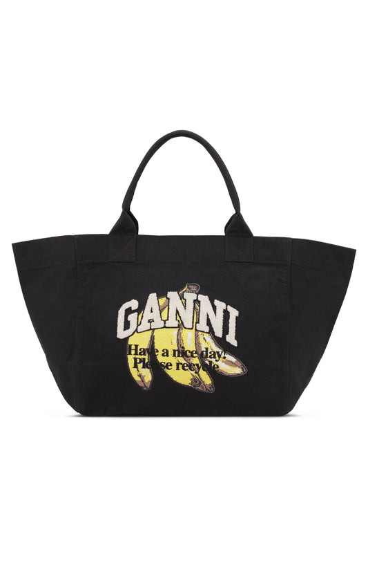 Shopper XXL Pocket Banana Print