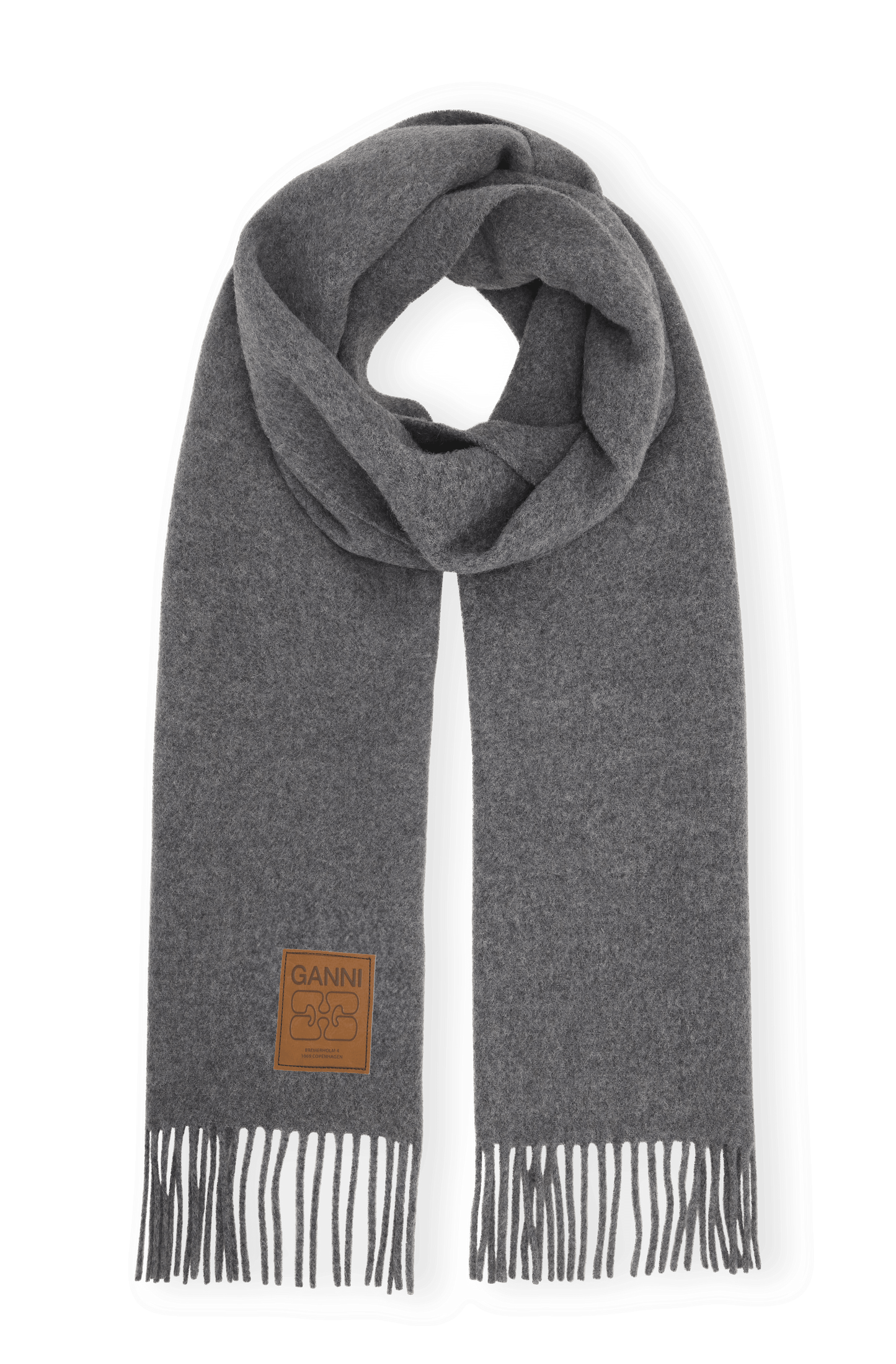 Double Face Wool Solid Scarf