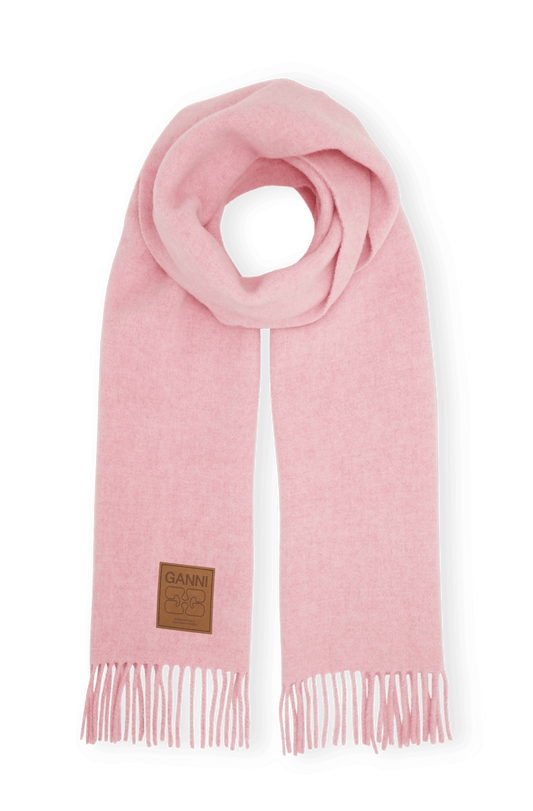 Double Face Wool Solid Scarf