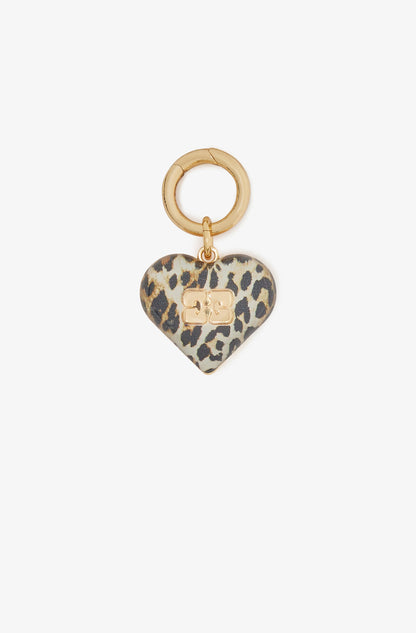 Ganni Bou Heart Charm