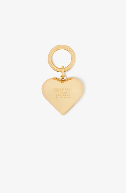 Ganni Bou Heart Charm