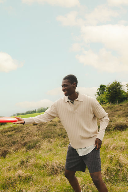 BASE COTTON LINEN POLO