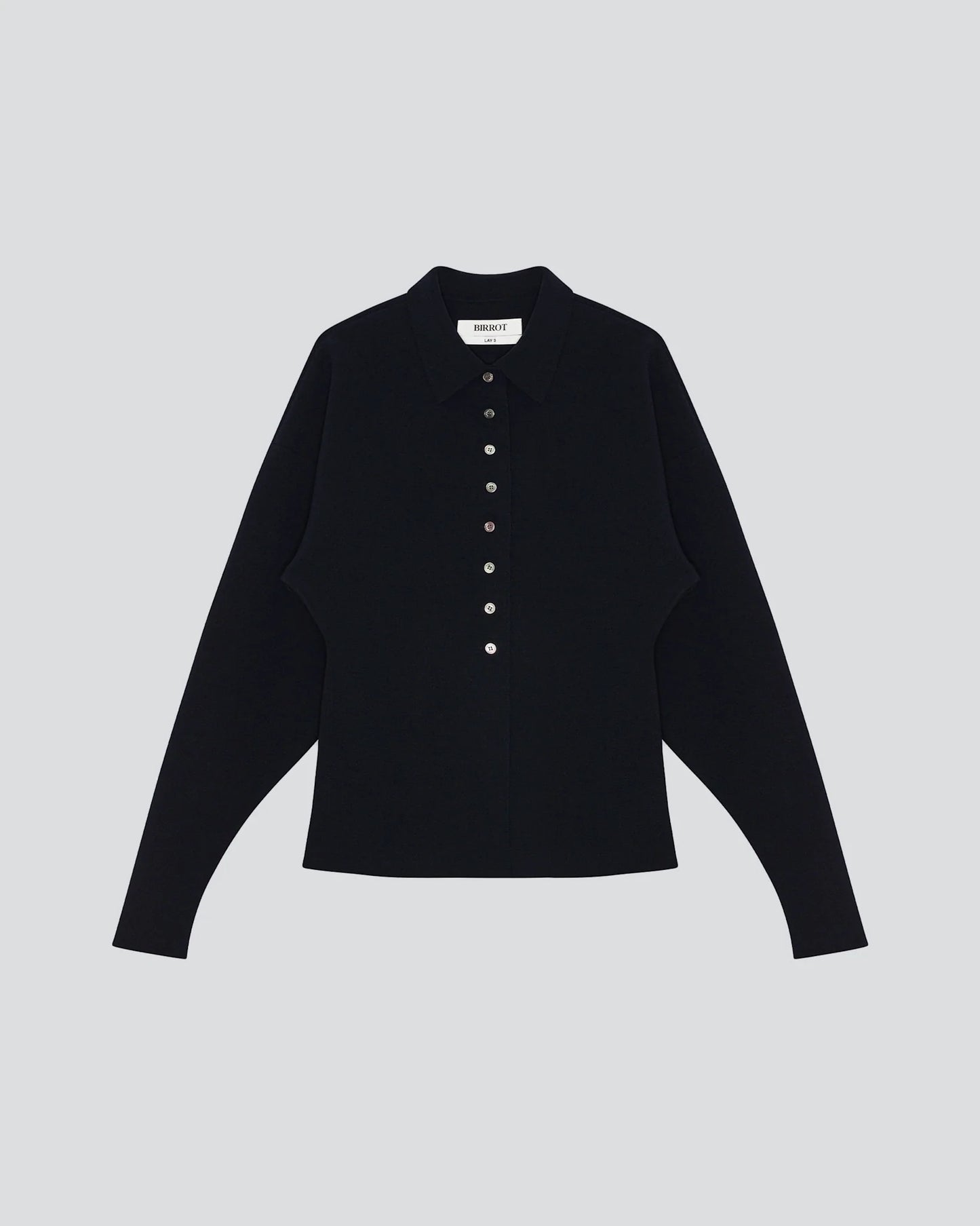 LAY3 POINT COLLAR CARDIGAN