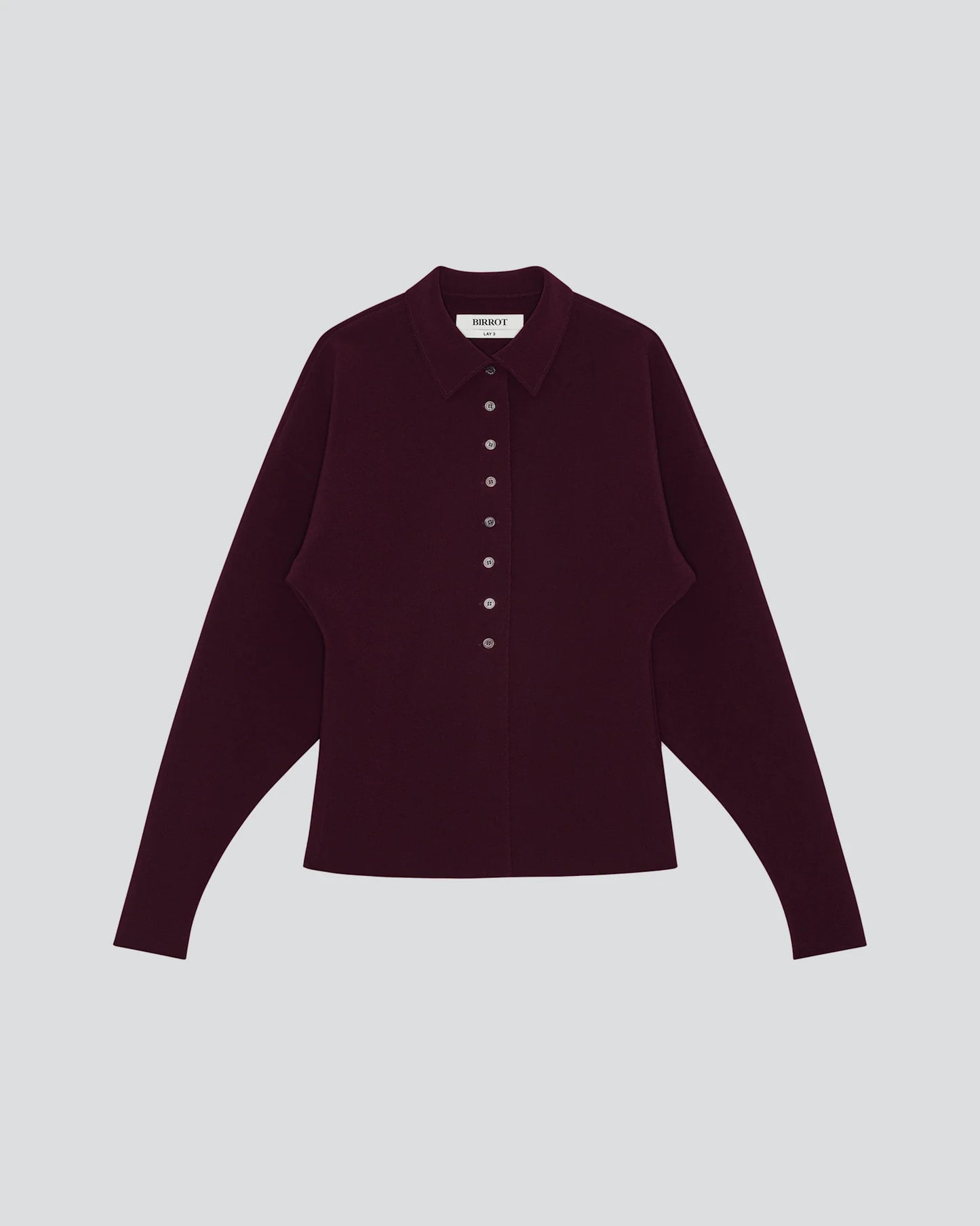 LAY3 POINT COLLAR CARDIGAN