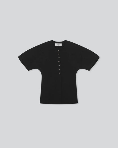 LAY3 HALF-SLEEVE BLOUSE