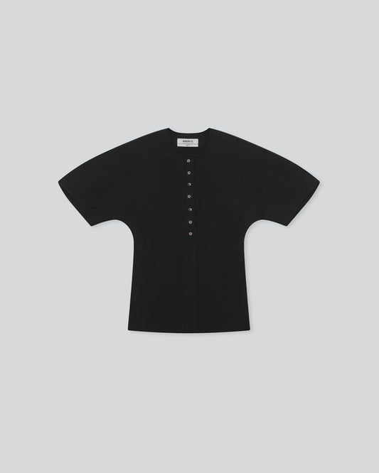 LAY3 HALF-SLEEVE BLOUSE