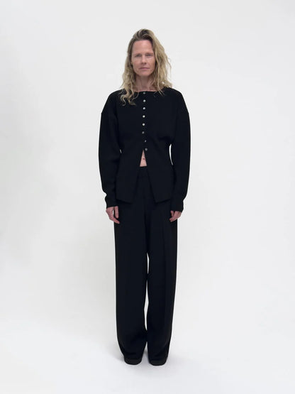 LAY2 BOATNECK CARDIGAN
