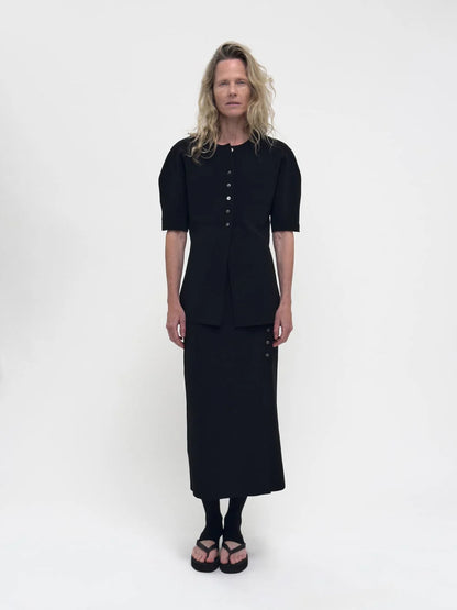 LAY3 HALF-SLEEVE BLOUSE