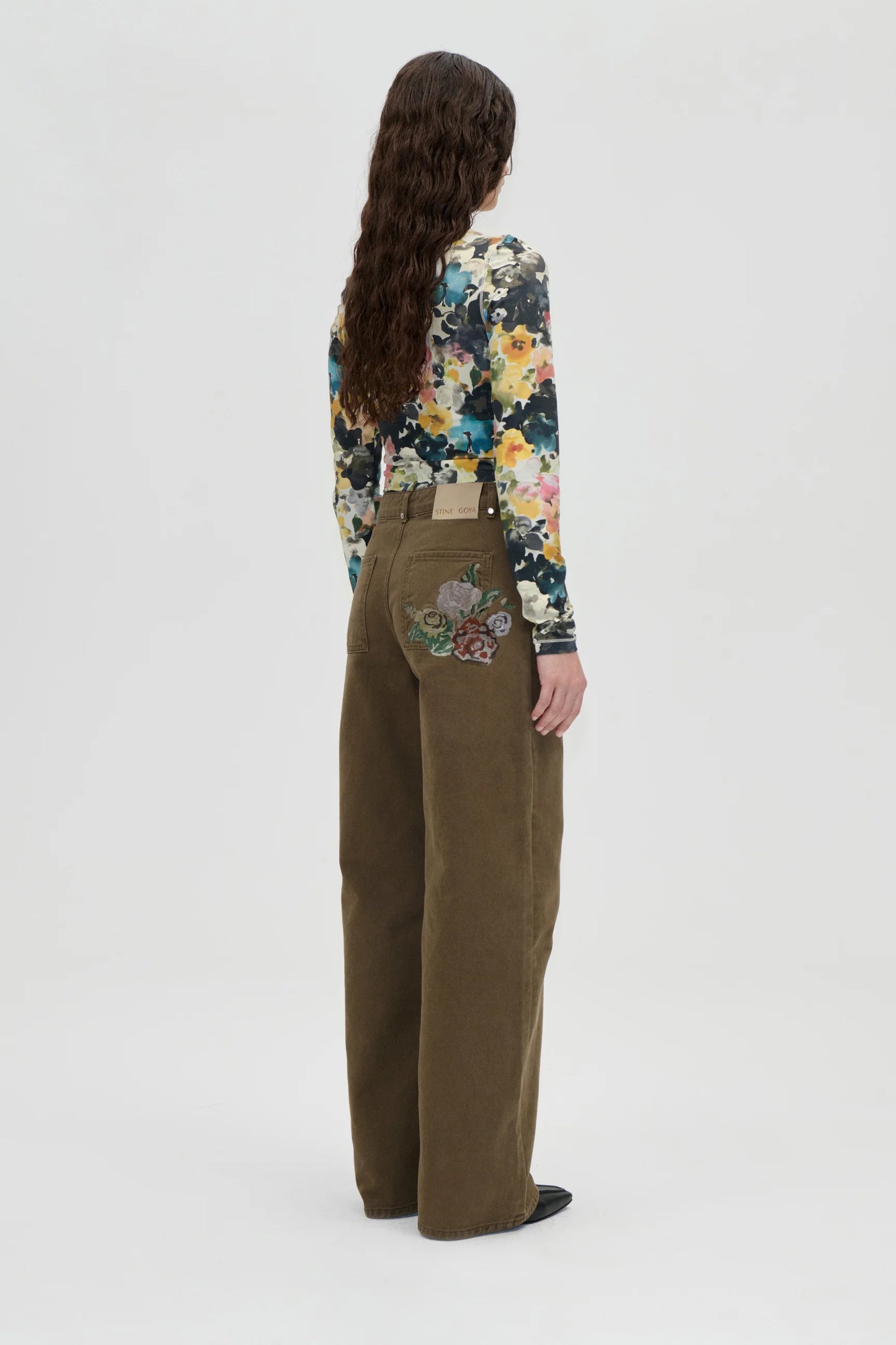 2453 Double Rinse Denim, Baggy Fit Pants