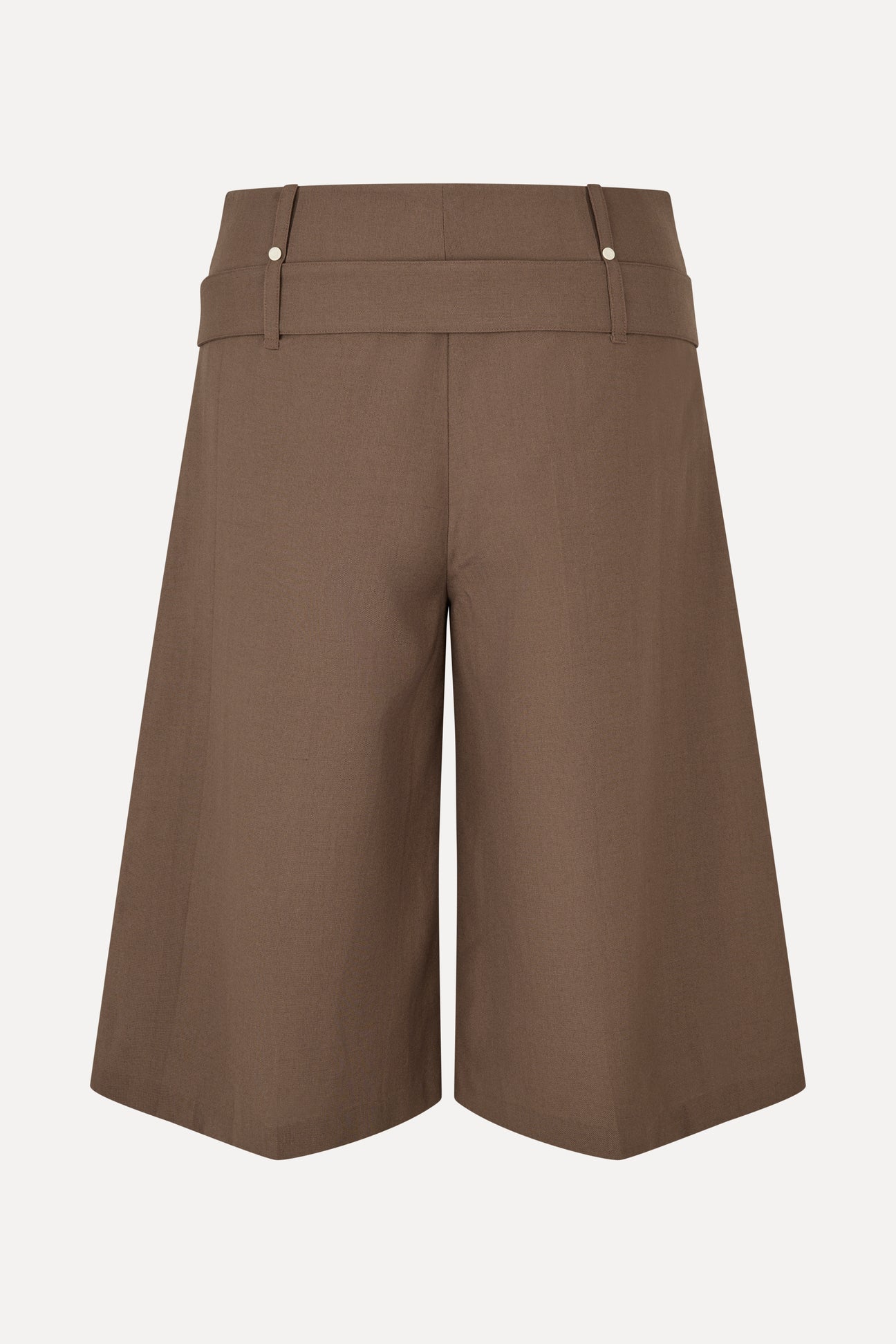 2534 Tropical Wool Tailoring, Belted Tailored Bermuda