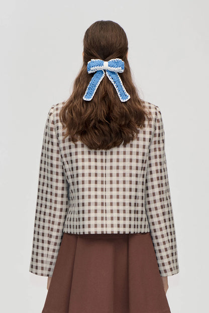 2269 Woven Jacquard, Boxy Jacket