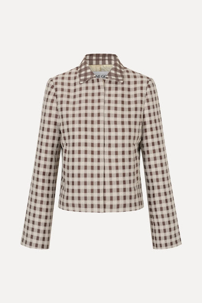 2269 Woven Jacquard, Boxy Jacket