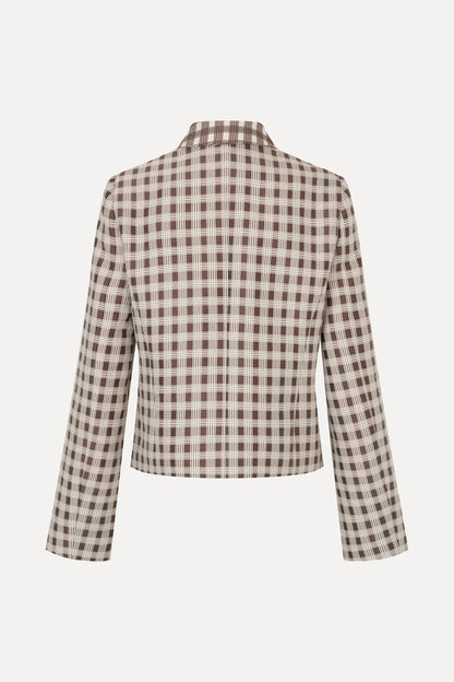 2269 Woven Jacquard, Boxy Jacket