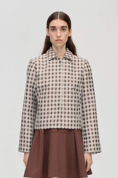 2269 Woven Jacquard, Boxy Jacket