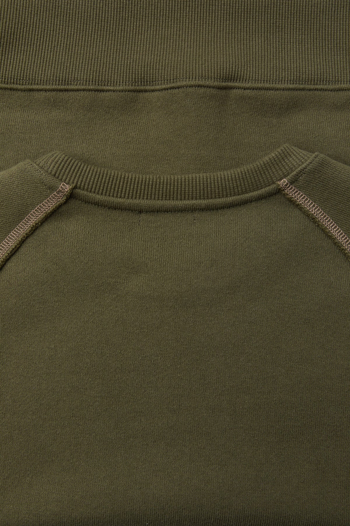 CONTRAST STITCH RAGLAN SWEATSHIRT